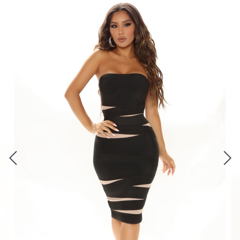 Bandage Midi Dress